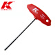 德國K牌 公制T型內六角扳手 平頭 T形扳手 2-10mm 加長(cháng) 特長(cháng) 標準長(cháng) 進(jìn)口扳手 3x350