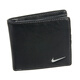 耐克（NIKE）錢(qián)包 男女中性通用錢(qián)包雙折錢(qián)夾卡包 9034008014黑色 長(cháng)寬11*10cm