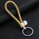 鷹時(shí)代皮繩鑰匙扣車(chē)載車(chē)用汽車(chē)鑰匙鏈鑰匙圈環(huán)掛件男女士款腰掛禮品禮物 金色