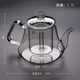 錦格 加厚玻璃手柄茶壺大號(hào)耐熱泡茶壺全玻璃茶具煮茶壺煮花茶壺 PYH-120煮茶壺 1.1L