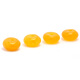 福安閣diy融色黃玉髓散珠扁隔珠厚墊片隔片搭配金剛星月菩提配飾配件/個(gè) 小號直徑約10mm*厚約7mm