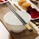 雅言陶瓷 家用碗 陶瓷餐具創(chuàng  )意米飯碗吃飯碗高腳防燙碗面碗泡面碗湯碗碗具  5英寸金鐘碗1個(gè)