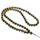 潤璽 手工珠鏈吊墜掛件繩珠鏈掛繩子珠子掛墜繩脖頸繩男女掛繩 8MM 黑瑪瑙六字真言金色款式