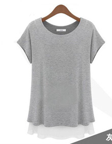 阁斯岚 2014短袖夏装新款女装上衣 夏季宽松大