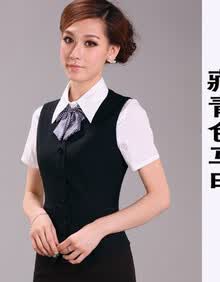 爱露卡 职业<em>女装</em>银行酒店工作制服<em>马夹</em> 修身西