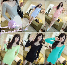 毛针织衫 打底衫 秋季 纯色 衣服 <em>口袋 少女装</em> 莫