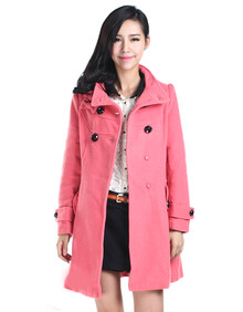 ARMERSY秋装新品 韩版<em>甜美</em>长款<em>毛呢外套</em> 小