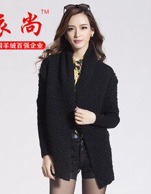 依尚女式貂绒衫<em>加厚女士</em>貂绒<em>上衣</em>针织衫<em>外套</em>时
