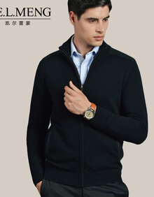 凯尔雷蒙男装冬装新款<em>羊绒</em>衫 男士毛衣针织衫
