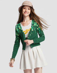 <em>天使之城</em> 2013新款秋装 <em>女装</em>针织衫开衫 修身薄