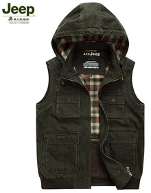 2013年秋冬<em>款</em>afs jeep<em>马甲男士</em>时尚休闲棉<em>马甲</em>