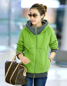 阿玛思2014春装新款 <em>卫衣女开衫</em> 韩版加厚拉链