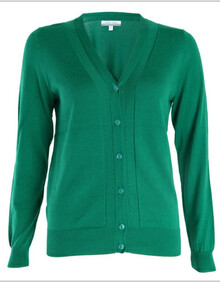 装新款女装通勤纯色长袖修身<em>女士开衫针织衫</em> 