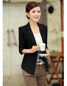 2014新款春夏秋装女士<em>小西装女</em>外套 韩版<em>修身</em>