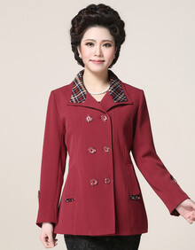 2014年春季新装<em>中老年春秋</em>装<em>女</em>外套中年女装