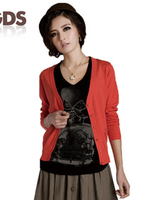 高登丝 2014春装<em>外套</em>新款 女桑蚕丝上衣<em>针织</em>衫