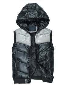 桃花儿开 2013新款韩版休闲时尚羽绒棉<em>马甲</em>男