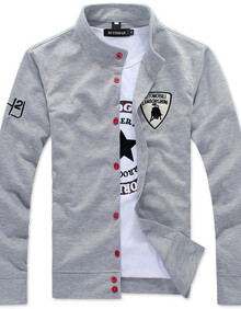 2013秋款卫衣 男<em>开衫运动装</em>兰博基尼刺绣卫衣