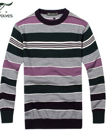 七匹狼男装 2013冬装新款 <em>男士</em>套头衫 <em>纯羊毛毛</em>