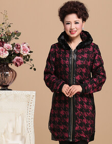 顶慕 <em>中年</em>新款秋装<em>长款女</em>外套 中老年女装<em>毛衣</em>