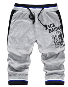 士短裤7分休闲裤卫裤哈伦七分裤<em>男运动马裤</em>夏