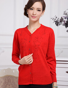 2013<em>中老年</em>秋装<em>女针织</em>衫<em>开衫长袖</em>中年女装妈