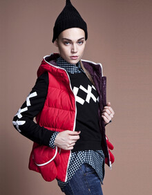 杰奥jieao<em>羽绒</em>服 2013新款<em>女士</em>时尚<em>马甲 京东</em>独