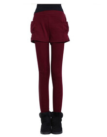 <em>A短裤</em>假两件打底裤加绒秋打底裤裙冬加厚大码