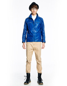 万杰隆 <em>开衫风衣</em>男 连帽翻领拉链休闲男风衣 W