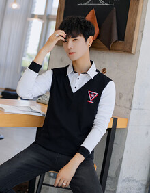 学生16衬衣12-13-14岁男孩15大童18秋装帅气 p九牧王海澜之家杉杉罗