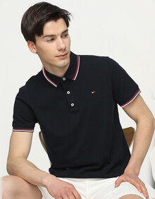 tommy velon汤米男装正品polo衫男夏季新品短袖t恤男士透气翻领衬衫男