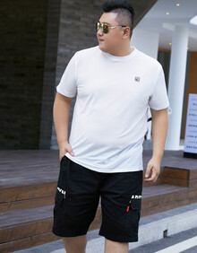 白衣 黑裤 4xl(建议180-200斤)