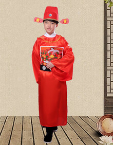 京东好货清朝古装男士官服古代官员儿童演出服装一品大臣成人状元服