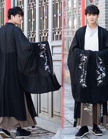 66656965 改良抖音汉服男古风古装汉装侠客书生cos服公子帅气男士仙气