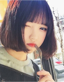 韩版假发女短发空气刘海bobo头气质逼真l梨花造型可爱学生假发套 进口