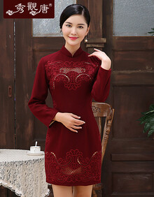 短旗袍秀观唐300-499 旗袍\/唐装 女装 服饰内衣 【行情 价格 评价 正品行货】-京东