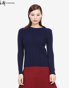 鄂尔多斯(ERDOS) 羊绒衫 女装 服饰内衣 【行