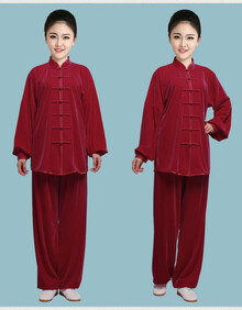 冬季金丝绒太极服