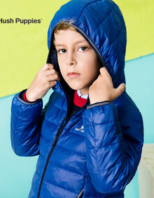 暇步士品牌童装男童羽绒服短款冬装新款儿童轻薄羽绒服男童时尚纯色轻薄羽中大童上衣男童 宝蓝 170cm