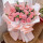 33朵康乃馨粉玫瑰花束