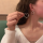 S925心形耳环（银色）
