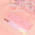 粉色白光(复古版)单键盘+萌猫手托