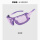 淡紫色+眼镜盒+眼镜布