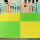 A级黄绿叶子纹 每片送4根边条