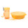 休闲微波午餐组合3件套-果汁橙 1L