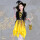 金色魔法裙M码（身高115-125cm）