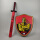 骑士盾+加长剑(红)