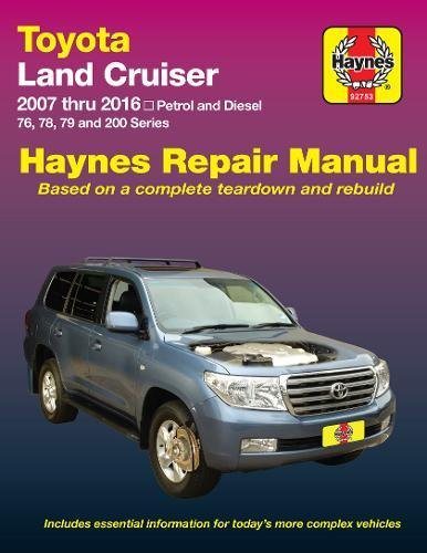 预订 Toyota Land Cruiser Petrol and Diesel (07-15) Haynes Repair Manual