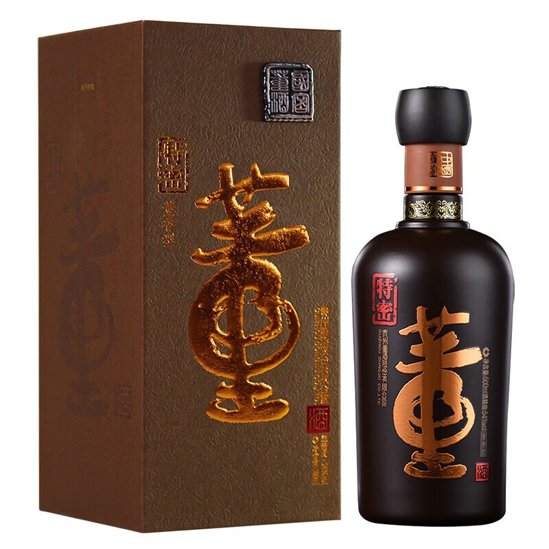酒厂授权54度特密董酒500ml董香型高度白酒纯粮固态酿造老八大名酒送