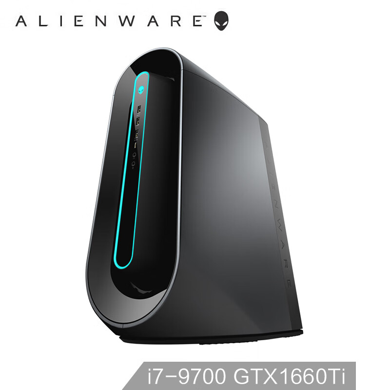 外星人(Alienware)R9 水冷电竞游戏台式电脑主机(九代i7-9700 16G 256G 1T GTX1660Ti 6G独显 三年上门)黑